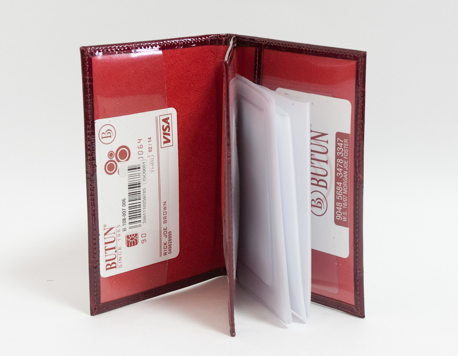 Бордовая обложка для авто документов и паспорта кожа